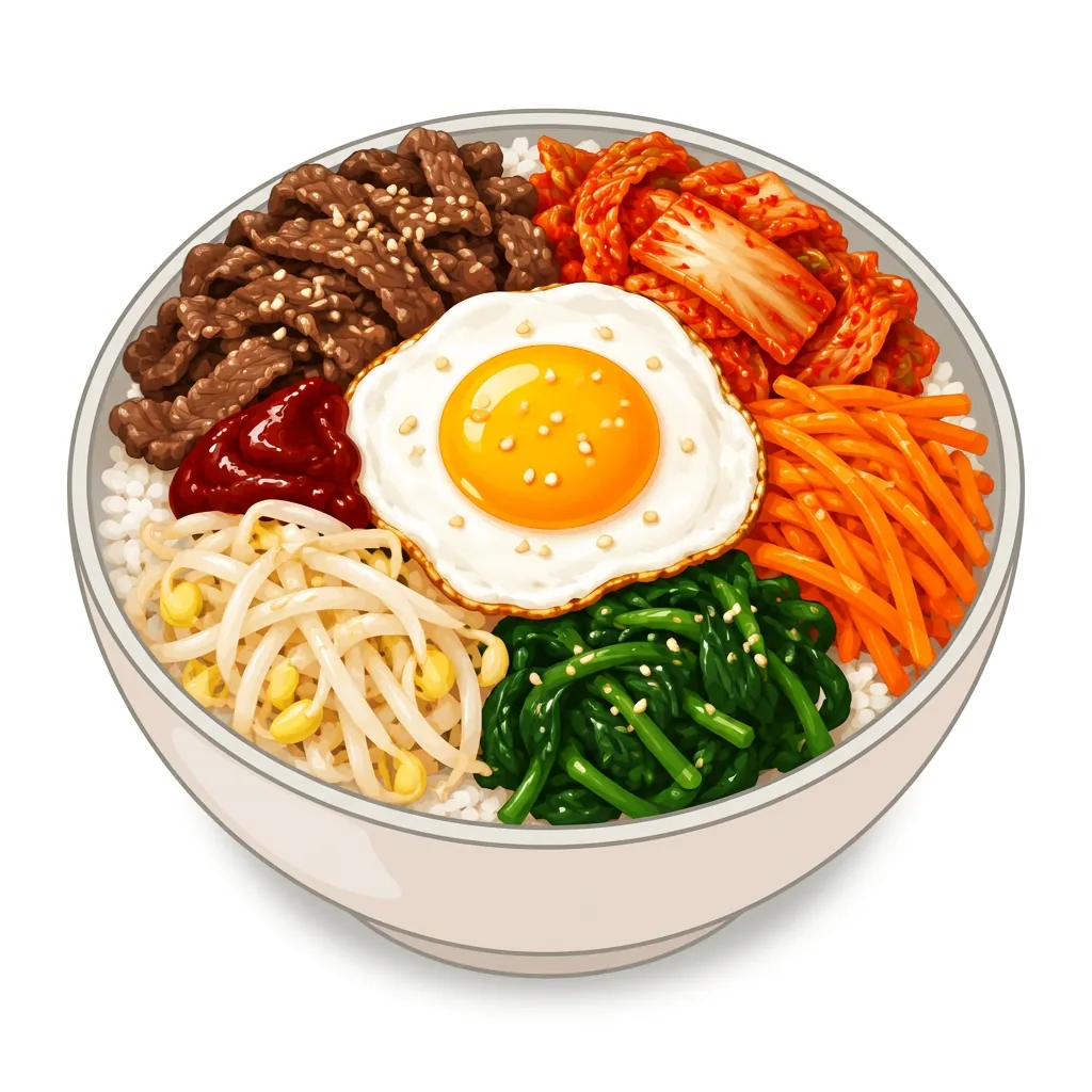 Koreansk bibimbap