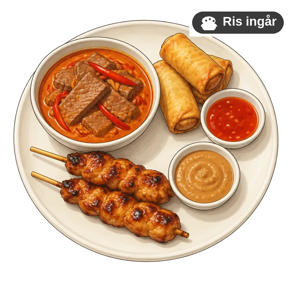 Thai tre små rätter